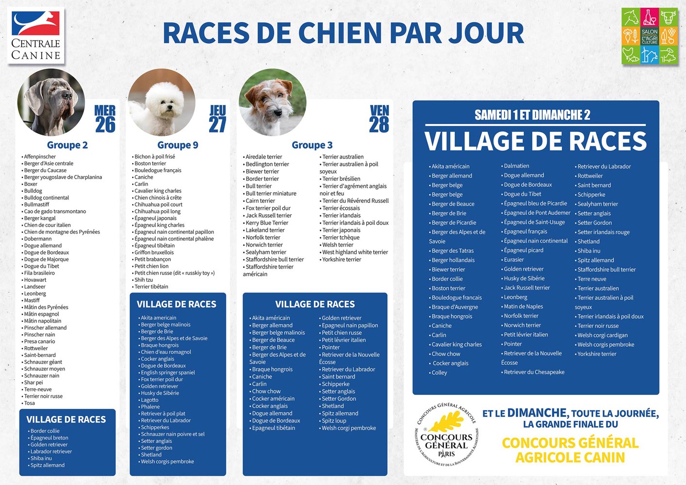 races au CGA 2025