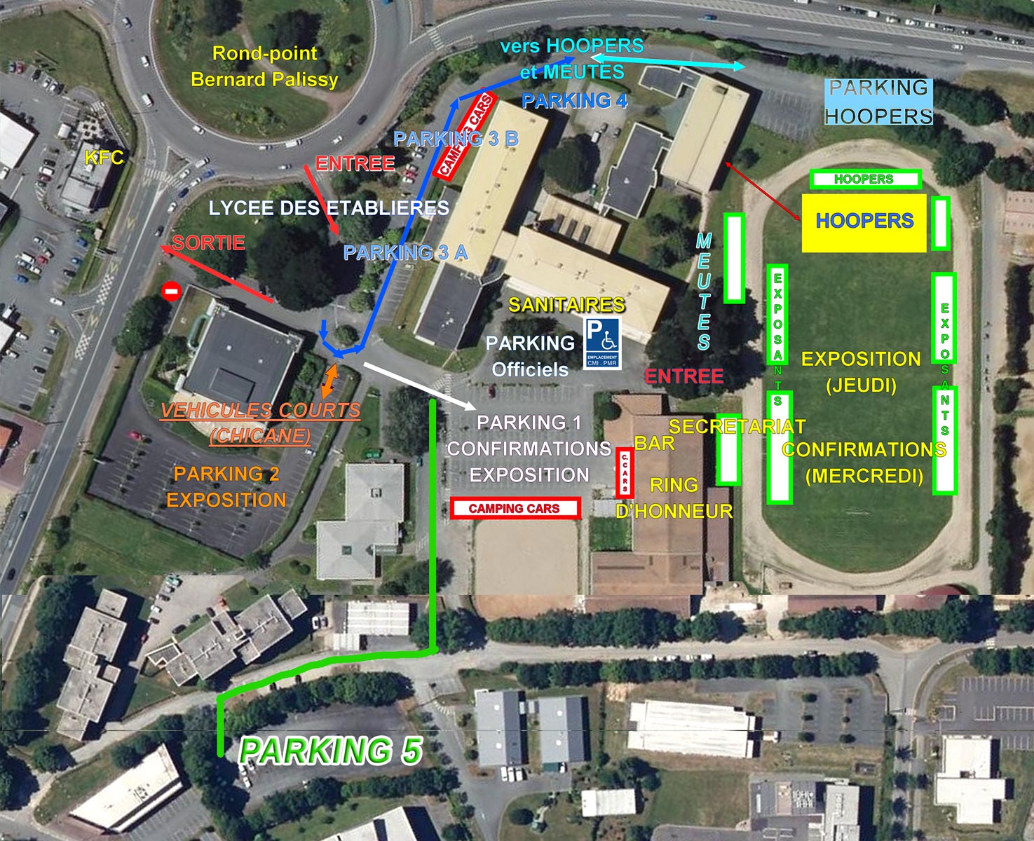 plan accès parkings expo 2025 plan accès parkings expo 2025