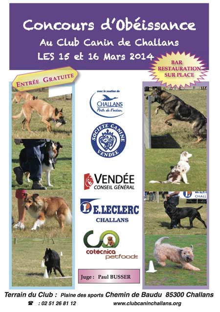 Concours OB Challans 16 mars 2014